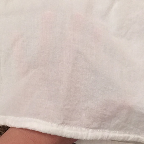 GAP White Pull at Waist Peasant Shirt - XS - Picture 8 of 8